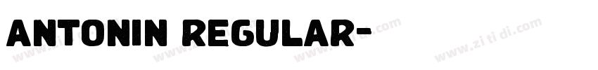 antonin regular字体转换 antonin regular字体转换